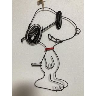 スヌーピー(SNOOPY)のガーランド　ワイヤークラフト　ワイヤーアート スヌーピー　SNOOPY(インテリア雑貨)