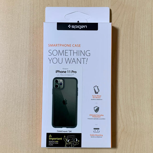 Spigen(シュピゲン)の開封未使用 Spigen iPhone11 Pro ケース ミッドナイトグリーン スマホ/家電/カメラのスマホアクセサリー(iPhoneケース)の商品写真