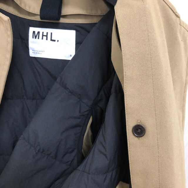 MHL. ダウンコート PROOFED COTTON NYLON TWILL 【大注目】 49.0%割引