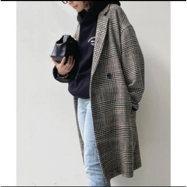 L'Appartement CHECK W COAT チェックダブルコート