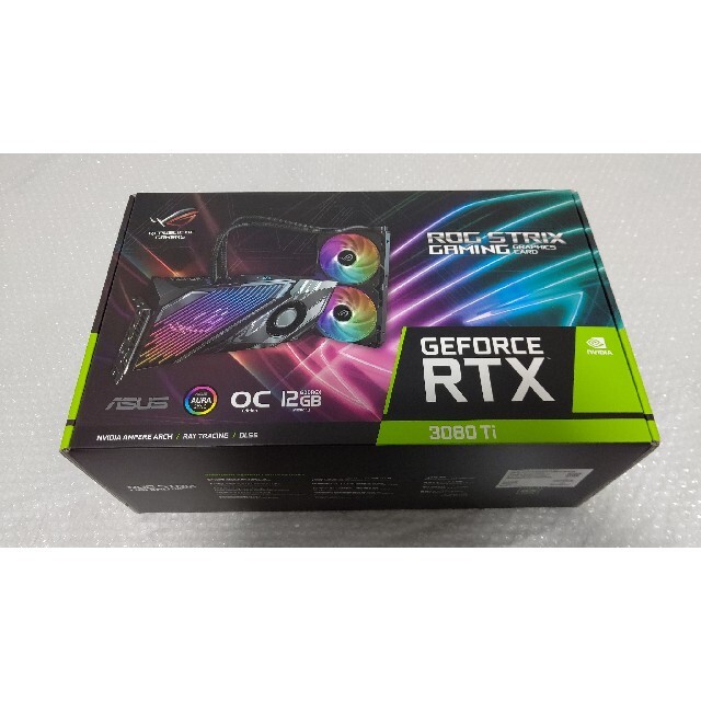 新品未使用 ASUS ROG STRIX LC RTX3080Ti 水冷 グラボ スマホ/家電/カメラのPC/タブレット(PCパーツ)の商品写真