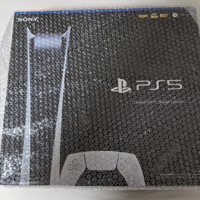 PlayStation(プレイステーション)のプレイステーション5デジタルエディション エンタメ/ホビーのゲームソフト/ゲーム機本体(家庭用ゲーム機本体)の商品写真