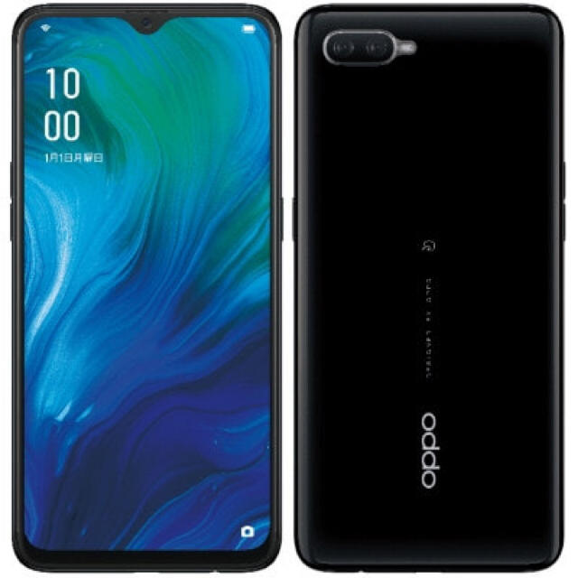 OPPO(オッポ)のOPPO Reno A 新品未開封 SIMフリー 64GB ブラック スマホ/家電/カメラのスマートフォン/携帯電話(スマートフォン本体)の商品写真