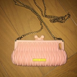 miumiu風 チェーン付スマホケース(iPhoneケース)