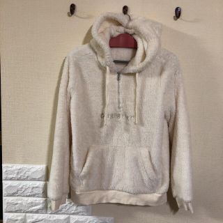 ゲス(GUESS)のGUESS  ボア パーカー  S(パーカー)