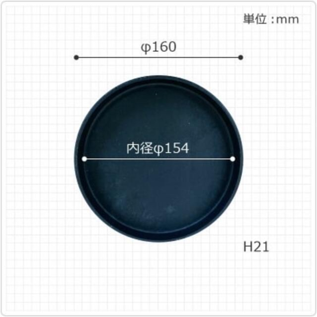 特価　プラ鉢/皿セット FRP 5.5号 8個組　塊根/多肉 ハンドメイドのフラワー/ガーデン(その他)の商品写真