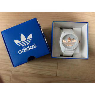 アディダス(adidas)のadidas 時計 ♡ホワイト×ピンクゴールド♡(腕時計)