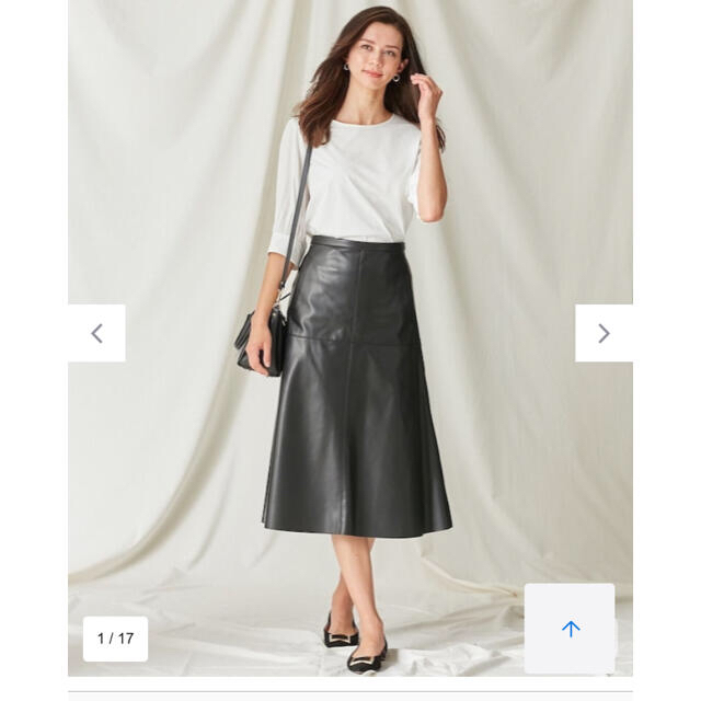 23区 フェイクレザー スカート美品 新作人気モデル 3120円引き
