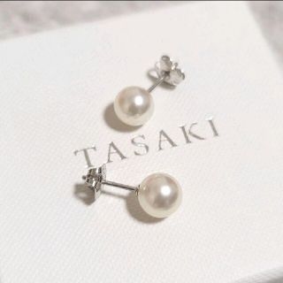 【最終価格】タサキ　一粒　パール　ピアス