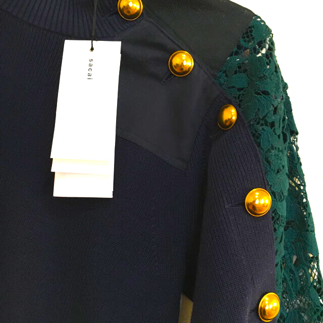 新品タグ付き サカイ sacai 再構築ニット ドッキングニット | lea