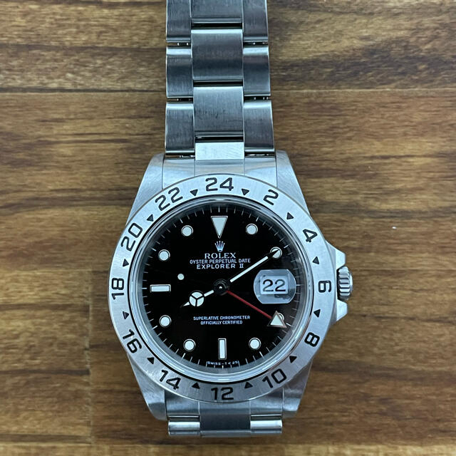 ROLEX(ロレックス)のロレックス エクスプローラー2 16570 U番 ノンポリ ギャラ付き メンズの時計(腕時計(アナログ))の商品写真