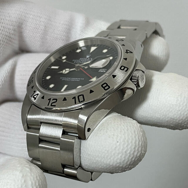 ROLEX(ロレックス)のロレックス エクスプローラー2 16570 U番 ノンポリ ギャラ付き メンズの時計(腕時計(アナログ))の商品写真