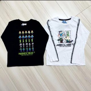 週末限定値下げ 新品 マインクラフト ロンT Tシャツ 2枚セット 140(Tシャツ/カットソー)