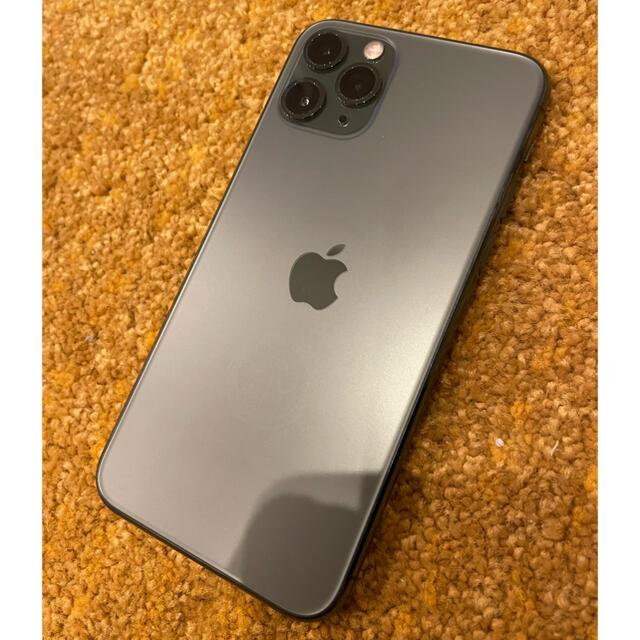 お値下げ中☆超美品☆iPhone11pro256GB☆ミッドナイトグリーン☆ 買蔵