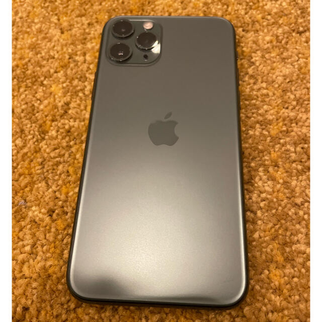 お値下げ中☆超美品☆iPhone11pro256GB☆ミッドナイトグリーン☆ 買蔵