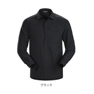 アークテリクス(ARC'TERYX)の未使用タグ付　アークテリクス　スカイライン　LS シャツ　Lサイズ　ブラック(シャツ)