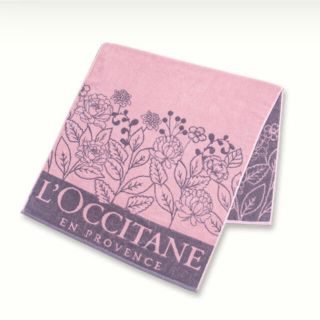 ロクシタン(L'OCCITANE)のロクシタン　バスタオル　フローラル柄(タオル/バス用品)