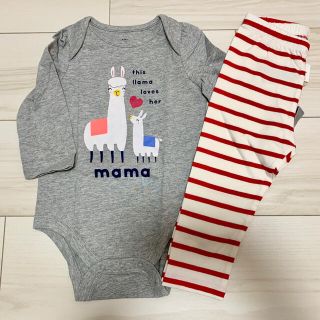 ベビーギャップ(babyGAP)のsaki様専用【新品】babygap ロンパース＋レギンス 80(ロンパース)