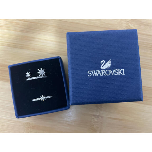 SWAROVSKI(スワロフスキー)のスワロフスキー　リング　2個セット レディースのアクセサリー(リング(指輪))の商品写真