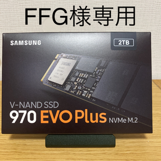 サムスン(SAMSUNG)のSAMSUNG 970EVO Plus 2TB m.2 新品未使用 保証書あり(PCパーツ)