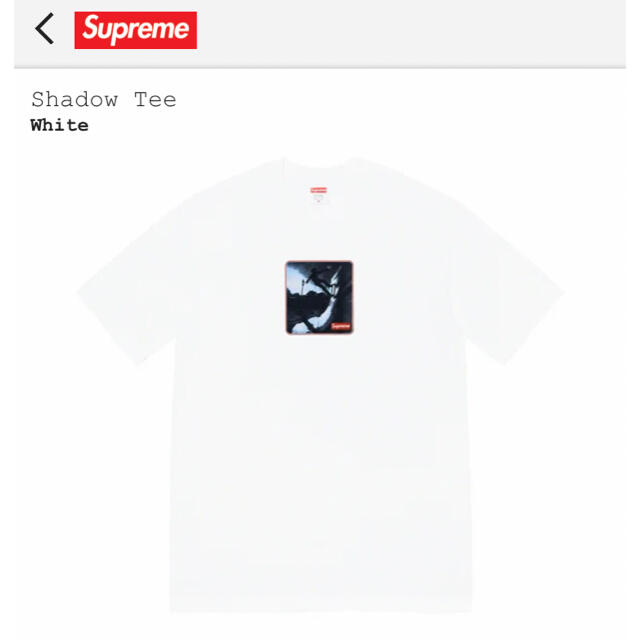 シュプリーム Supreme Shadow Tee