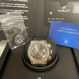 ウブロ(HUBLOT)のHUBLOT クラシックフュージョン  クロノグラフ　グレー　ユキザキ　六本木(腕時計(アナログ))