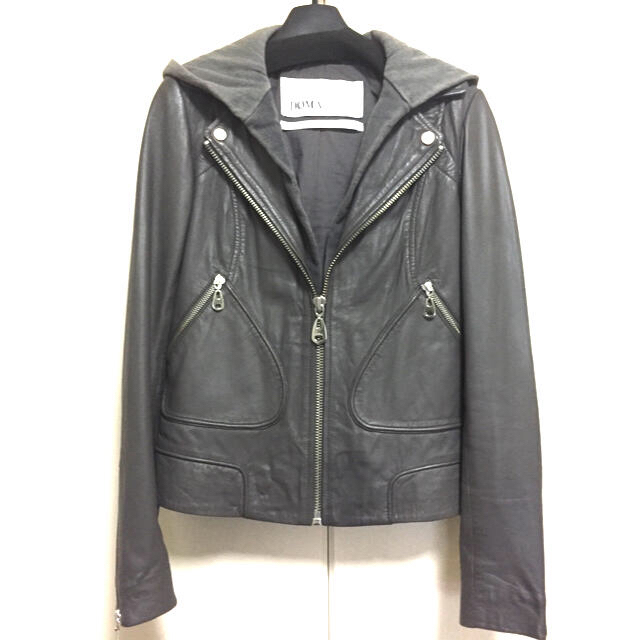 得価限定SALE Ron Herman - 美品 DOMA ドマ HOODIE ライダース XS の
