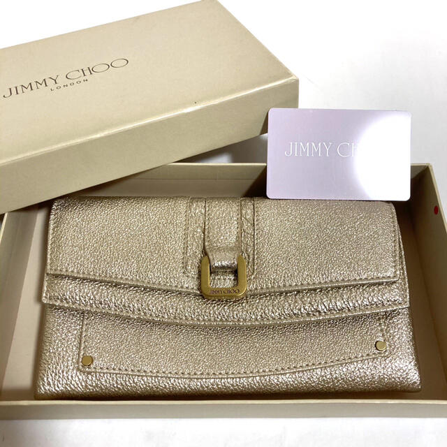 JIMMY CHOO(ジミーチュウ)の【正規品】超美品✨ジミーチュウ　長財布 レディースのファッション小物(財布)の商品写真