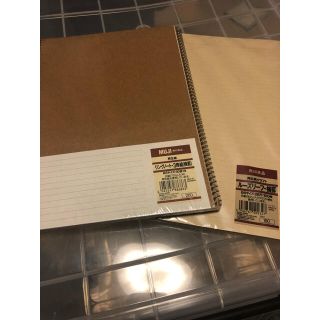 ムジルシリョウヒン(MUJI (無印良品))の【未使用】無印良品　リングノート　ルーズリーフ　B5　(ノート/メモ帳/ふせん)