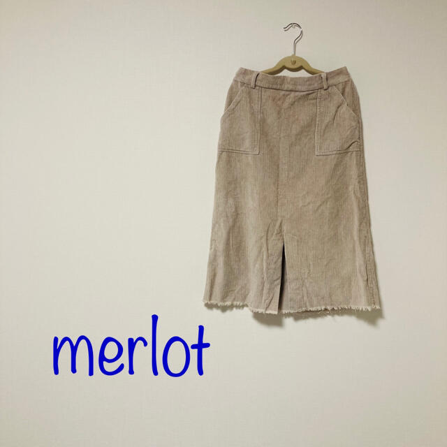 merlot(メルロー)のmerlot スカート レディースのスカート(ひざ丈スカート)の商品写真