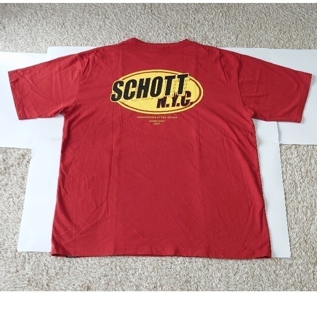 schott(ショット)の（美品）Schott　オーバーサイズ Tシャツ メンズのトップス(Tシャツ/カットソー(半袖/袖なし))の商品写真