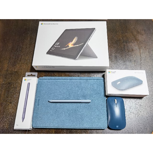 Surface GO 専用純正キーボード、Surfaceペン、マウスのセット10インチ液晶USB-COS
