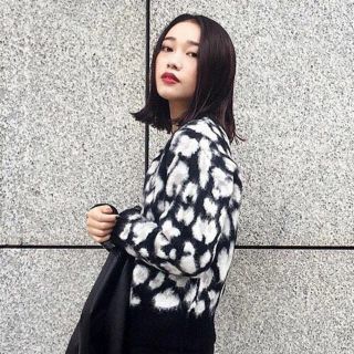 【値下げ】EMODA レオパードニット