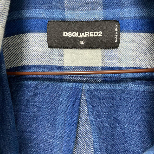 DSQUARED2(ディースクエアード)のフラワー様専用　ディースクエアード　シャツ　チェック　長袖　カジュアル メンズのトップス(シャツ)の商品写真