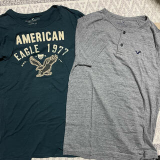 アメリカンイーグル(American Eagle)のアメリカンイーグル半袖Tシャツ２枚セット　xs(Tシャツ/カットソー(半袖/袖なし))