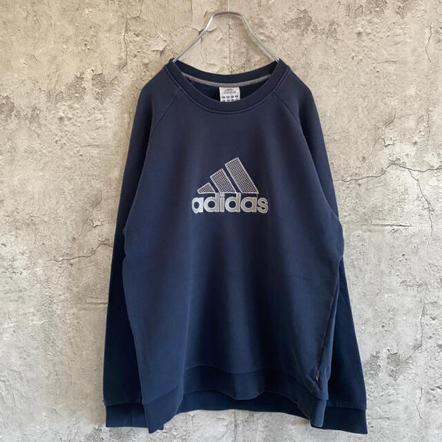 adidas - アディダス ビッグロゴ スウェット アメリカ輸入 古着 刺繍 ...