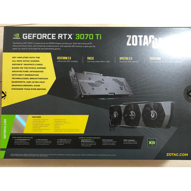 changshangea様専用　GeForce RTX 3070 Ti スマホ/家電/カメラのPC/タブレット(PCパーツ)の商品写真