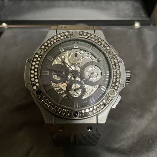 ウブロ(HUBLOT)のウペコラ様専用ブロ HUBLOT ビッグバン アエロバン ブラックダイヤモンド (腕時計(アナログ))