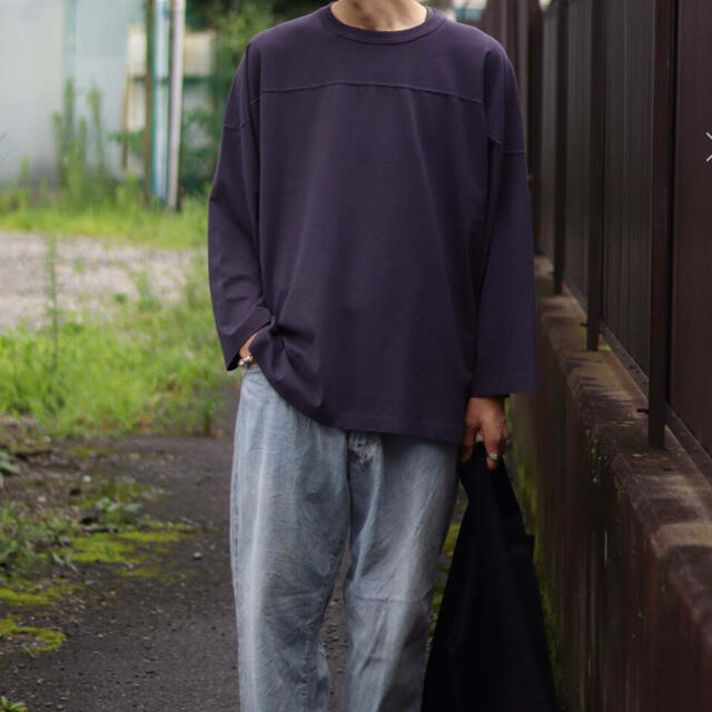 誠実 ウール フットボールTシャツ 22aw comoli コモリ