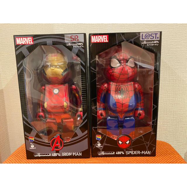 MARVEL Happyくじ 2021 SP賞 L@ST賞 BE@RBRICK 【国内即発送】 49.0