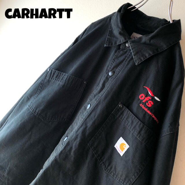 企業物】古着 carhartt ダブルポケット 中綿ジャケット カバーオール-