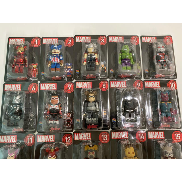 ノンリター MEDICOM ベアブリック賞 全20種 マーベルの通販 by dohyoru's shop|メディコムトイならラクマ TOY - MARVEL Happyくじ 2021 マーベル
