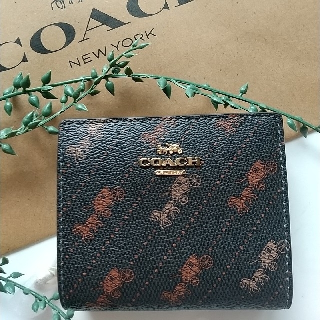 COACH(コーチ)のCOACH コーチ スナップウォレット 折財布 (ブラック) レディースのファッション小物(財布)の商品写真