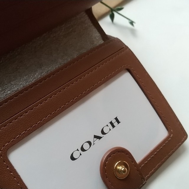 COACH(コーチ)のCOACH コーチ スナップウォレット 折財布 (ブラック) レディースのファッション小物(財布)の商品写真