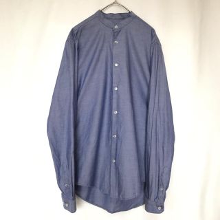 ザラ(ZARA)のZARA MAN ザラマン バンドカラーシャツ 長袖シャツ コットン100% L(シャツ)