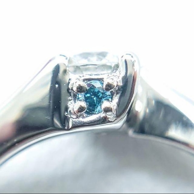Disney ディズニー ダイヤ 0.22ct Pt900 D EX リング 鑑 (新品、未使用
