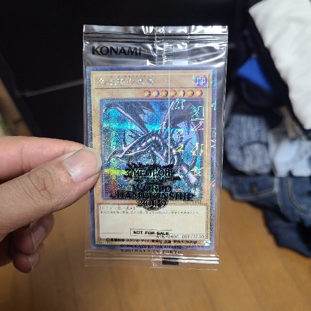 遊戯王 真紅眼の黒竜 レッドアイズ ブラックドラゴン wcs2019 未開封の