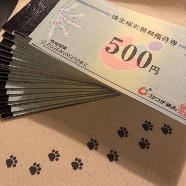 【最新】カワチ薬品　株主優待　30000円分（5000円×6冊）