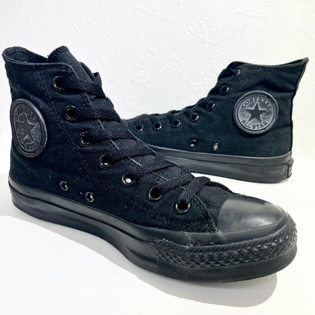 CONVERSE(コンバース)のCONVERSE ALLSTAR/コンバース オールスター★黒×黒★23.5cm レディースの靴/シューズ(スニーカー)の商品写真