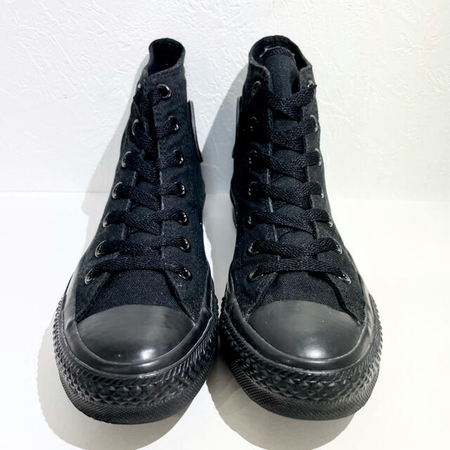 CONVERSE(コンバース)のCONVERSE ALLSTAR/コンバース オールスター★黒×黒★23.5cm レディースの靴/シューズ(スニーカー)の商品写真